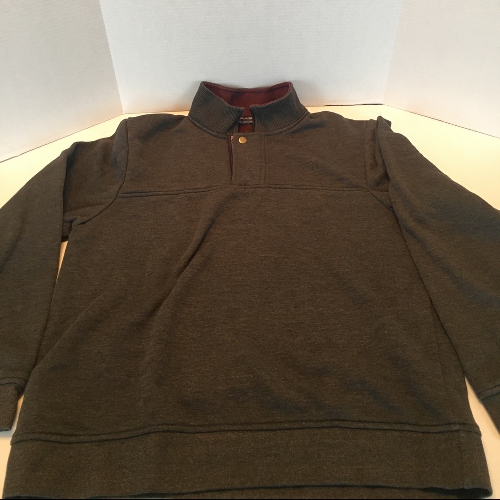 Orvis 1/4 Zip Pullover Size Large Grey